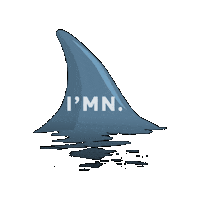 Shark Fin Sticker by Minnesota Lottery