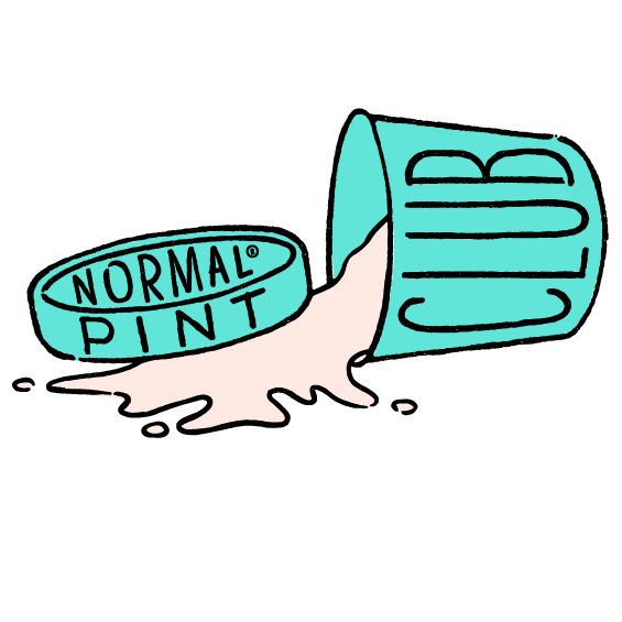 normalicecream giphyupload normal normalicecream normalclub Sticker