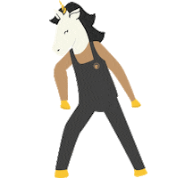 MykoriMY happy cafe unicorn dessert Sticker
