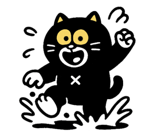 Cat 玩水 Sticker