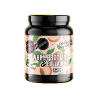 Whey Protein Sweet Peach Sticker by The Fitness Candy Company