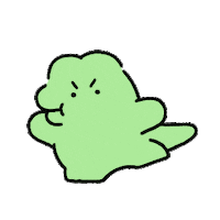 hoangageo fight kawaii angry mad Sticker