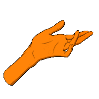 Hands Sticker by The Cake Escape