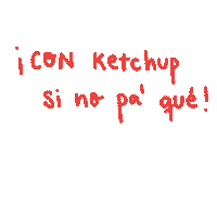 Ketchup Sticker by Capachitos