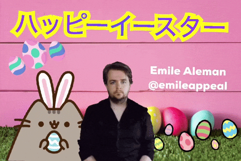 うさぎ 春 GIF