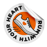 Run Running Sticker by Glenda Morahan