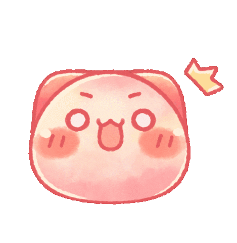 TONESHIEEE giphyupload pink shocked orange Sticker