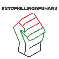 Afghanistan Flag Protest Sticker by Kresnt
