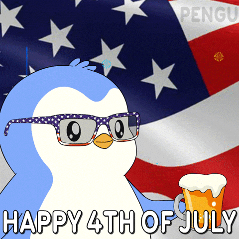 United States Party GIF by Pudgy Penguins