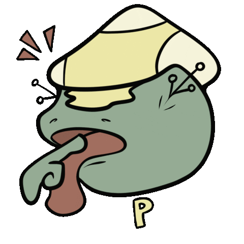 0ritia giphyupload animated frog poppythefrog Sticker