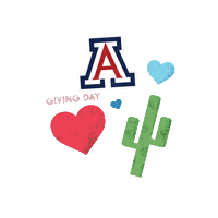 Givingday Universityofarizona Sticker by University of Arizona Alumni Association