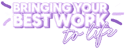 Working Sticker by Suz Chadwick