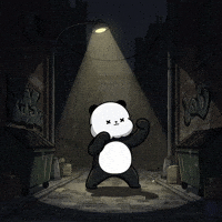 Shadowboxing Fighting Spirit GIF by Kanpai Pandas