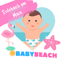 baby-beach baby beach babybeach babybeachsulzbachammain babybeach sulzbachammain Sticker