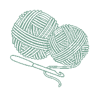 Crochet Wool Sticker by Zettje-mijn-leven