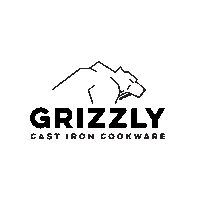 GRIZZLYCookware cast iron getgrizzly grizzly cookware Sticker