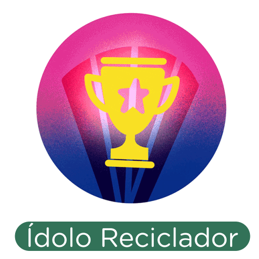 Ídolo Reciclador Sticker by Ecolana