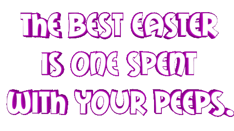 Easter Bunny Love Sticker by OpticalArtInc.