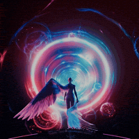 Angel Glow GIF by Woodblock