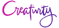 LetsLetterTogether pink blue purple lettering Sticker