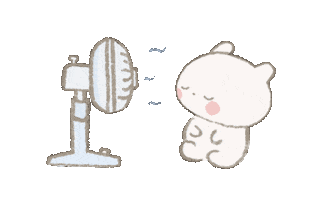 chubbylilrabbit hot cool summer kawaii Sticker