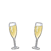 Cheers Wine Sticker by LUXURY EYE LTD