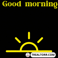 Good Morning Sunrise GIF by Trealtorr