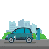 carselectricgr charging recharge emobility electriccar Sticker