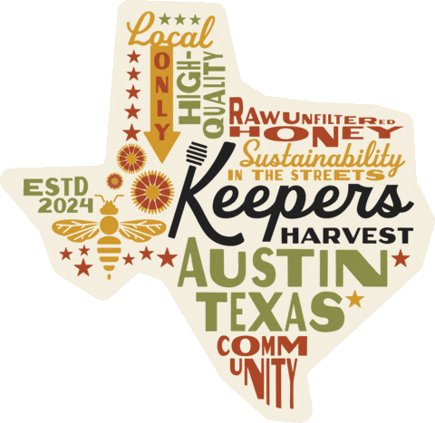 KeepersHarvest giphyupload keepers harvest keepersharvest texas honey Sticker