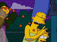 scared marge simpson GIF