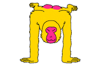 monkey Sticker by Studios Stickers