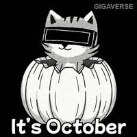 Cat Halloween GIF