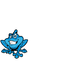 seaweed bluefrog Sticker by LIMU