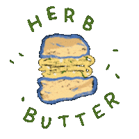 Butter Herb Sticker