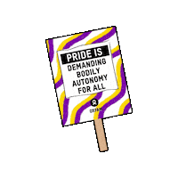 Pride Sticker by Oxfam GB