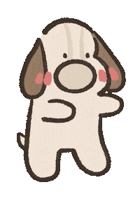 狗 Hug Sticker