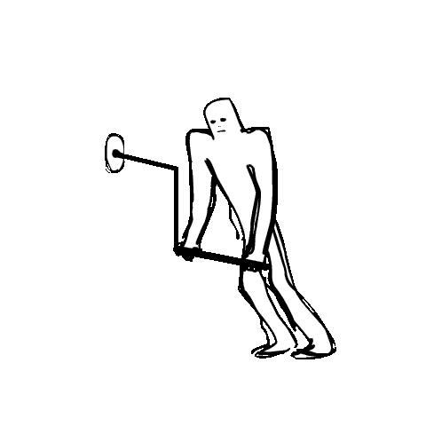 Hombrecitos_de_Sal giphyupload creepy girar hombrecitos de sal Sticker