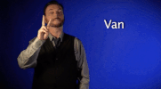 sign language van GIF by Sign with Robert