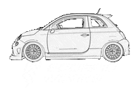 Car Driving Sticker