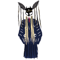 mucaRoma indigo muca Sticker