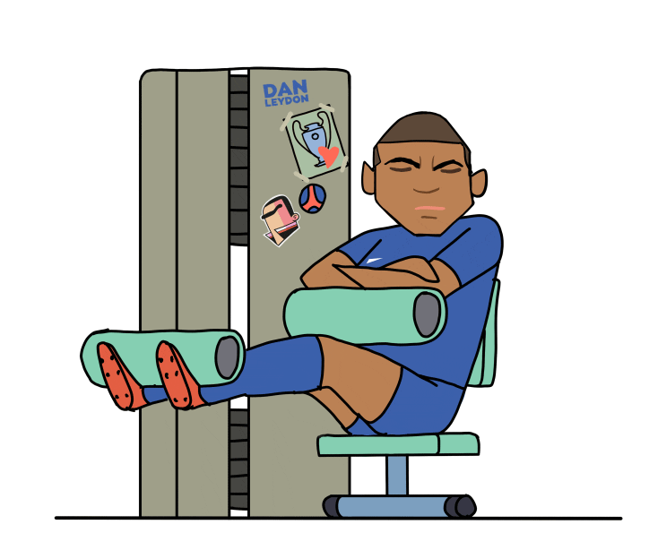 Working Out Ligue 1 Sticker by Dan Leydon