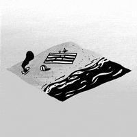 buzzferkchurnt summer beach chill peace GIF