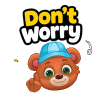 Do Not Worry Chill Out Sticker by Lucas and Friends by RV AppStudios