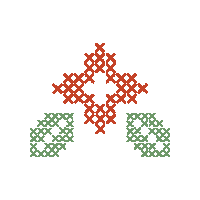 Flower Sewing Sticker by Folk Alliance International
