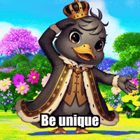 Celebration Be Unique GIF by sirduckbeth