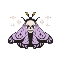 Magic Dark Sticker by Laura Nicole Studio