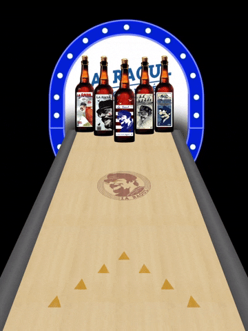 LaRaoul59 giphyupload beer cheers bowling GIF