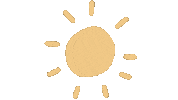 Sun Shape Sticker
