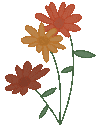 Orange Flower Love Sticker by Unpopular Cartoonist