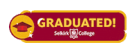 Grad Graduate Sticker by Selkirk College